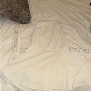 Alice + Olivia Cream Zip-Up Dress